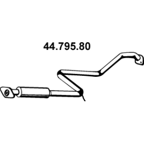 Mittelschalldämpfer für NISSAN von EBERSPÄCHER