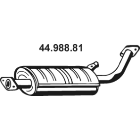 Mittelschalldämpfer für NISSAN von EBERSPÄCHER