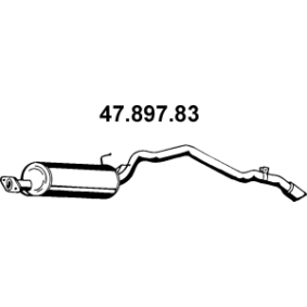 Endschalldämpfer 47.897.83 für TOYOTA