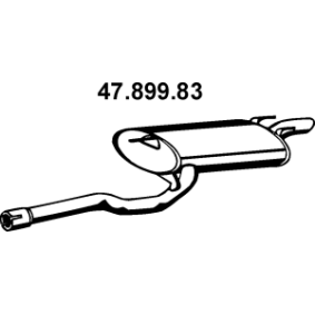 Endschalldämpfer 47.899.83 für TOYOTA