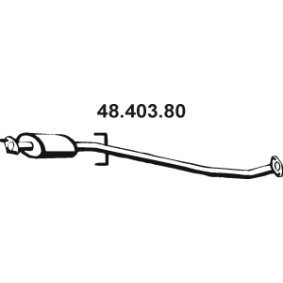 Mittelschalldämpfer für CHEVROLET von EBERSPÄCHER