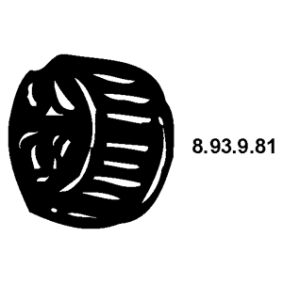 EBERSPÄCHER 8.93.9.81 Anillo de soporte, silenciador RENAULT