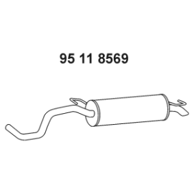 Endschalldämpfer 95 11 8569 von EBERSPÄCHER günstig für 193,93&nbsp;&euro; online kaufen
