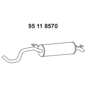 Endschalldämpfer 95 11 8570 von EBERSPÄCHER günstig für 97,90&nbsp;&euro; online kaufen