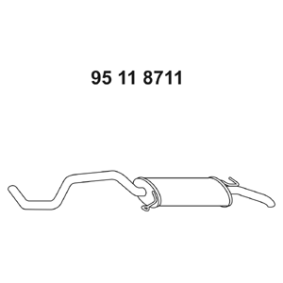 Endschalldämpfer 95 11 8711 von EBERSPÄCHER günstig für 158,51&nbsp;&euro; online kaufen