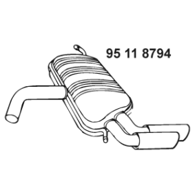 Endschalldämpfer für SEAT von EBERSPÄCHER