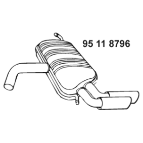 Endschalldämpfer 95 11 8796 von EBERSPÄCHER günstig für 224,48&nbsp;&euro; online kaufen