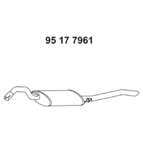 Endschalldämpfer 95 17 7961 von EBERSPÄCHER günstig für 155,00&nbsp;&euro; online kaufen