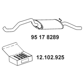 Endschalldämpfer für SEAT von EBERSPÄCHER