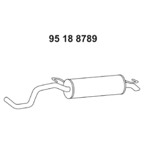 Endschalldämpfer 95 18 8789 von EBERSPÄCHER günstig für 124,44&nbsp;&euro; online kaufen