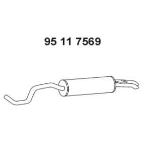 Endschalldämpfer 95117569 von EBERSPÄCHER günstig für 203,60&nbsp;&euro; online kaufen