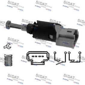SIDAT 5.140085 Bromsljuskontakt CITROËN C4 I (LC_) 1.6 109 hk Bensinmotor