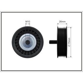 CAFFARO 500080 Umlenk- / Führungsrolle, Keilrippenriemen RENAULT Clio 4 Grandtour (KH_) 1.5 75 PS Diesel