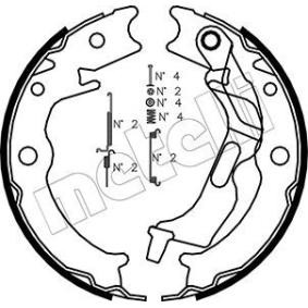 METELLI 53-0052K Ganasce freno a mano CHEVROLET Epica KL1 2.0 128 CV Motore a ciclo otto