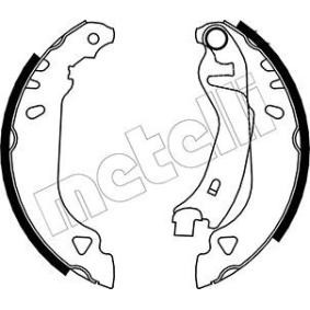 METELLI 53-0066 Ganasce freni FIAT PUNTO Cabriolet (176C)