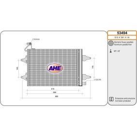 Acquista Condensatore climatizzatore da AHE 53494 a buon mercato per soli 77,28&nbsp;&euro;