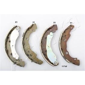 ASHIKA 55-01-117 Bremsbacken RENAULT THALIA 2 (LU1/2) 1.5 64 PS Diesel