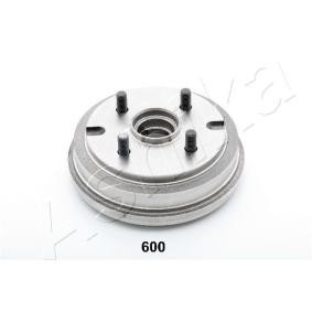 ASHIKA 56-06-600 Tambor de travão DAIHATSU SIRION (M1) 1.0 54 cv Otto