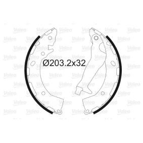 Køb Bremsebakkesæt af VALEO 564169 til den lave pris 356,96&nbsp;kr.