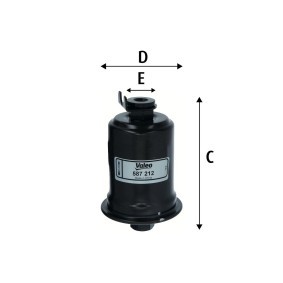 Osta Polttoainesuodatin VALEO:llä 587212 edullisesti hintaan 17,23&nbsp;&euro;