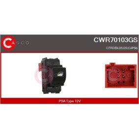 CASCO CWR70103GS Elhiss strömställare DS