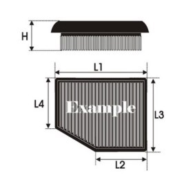 Achetez des Filtre à air sport GREEN P960516 à prix pour 104,22&nbsp;&euro;