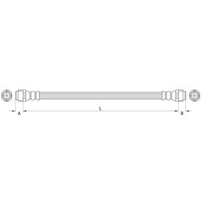 METZGER 4110994 Mangueira de travão PORSCHE BOXSTER (987)