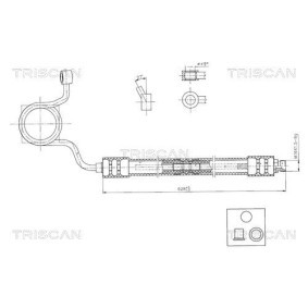 TRISCAN 8516 29084 Tubo idroguida AUDI 100 Avant (4A5, C4)