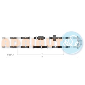 Comprar Cable de freno de mano de ADRIAUTO 33.0213.1 a bajo precio de 32,74&nbsp;&euro;