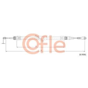 Comprar Cable de freno de mano de COFLE 92.10.9581 a bajo precio de 22,81&nbsp;&euro;