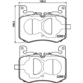 Bremsbeläge von HELLA 8DB 355 040-641