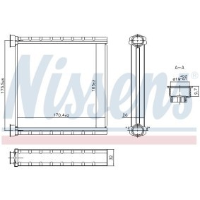 Wärmetauscher von NISSENS 707278