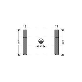 AVA COOLING SYSTEMS TOD415 Filtro deshidratador CHRYSLER 300 C Touring (LX, LE)