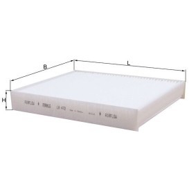 Comprar Filtro de habitáculo de KNECHT LA 472 a bajo precio de 18,67&nbsp;&euro;