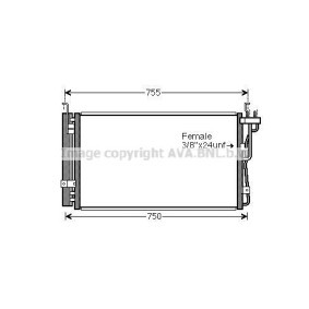 Klimakondensator für SEAT von PRASCO