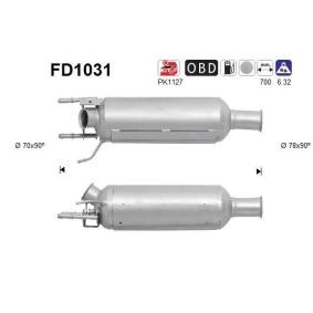 AS FD1031 Filtro antiparticolato (FAP) MITSUBISHI