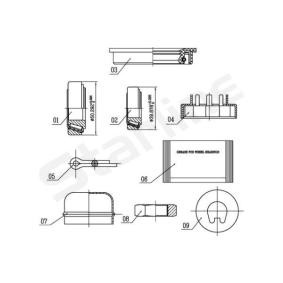 STARLINE LO 00529 Pyöränlaakeri SKODA Felicia Cube Van (6U5) 1.9 64 hv Diesel