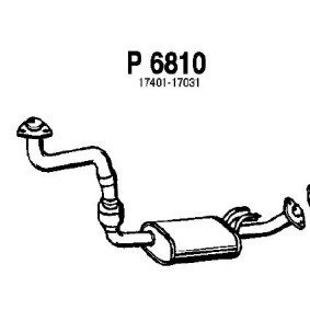 VEGAZ TS-259 Marmitta anteriore TOYOTA