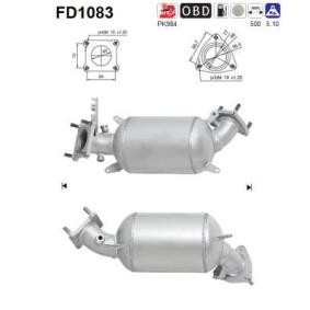 AS FD1083 Filtro antiparticolato (FAP) HONDA