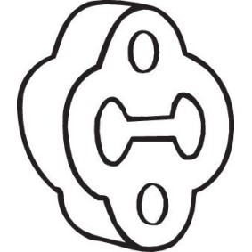 BOSAL 255-170 Striscia gommata, imp. gas scarico TOYOTA