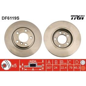 Bremsscheibe DF6119S für MINI
