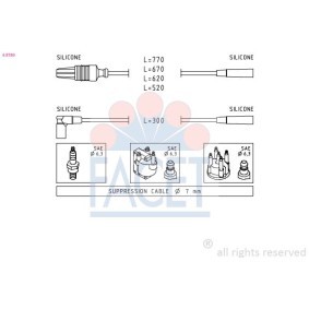 Acquista Kit cavi candele da FACET 4.8780 a buon mercato per soli 43,65&nbsp;&euro;