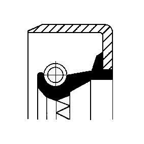 CORTECO 12013363B Getriebe Simmerring IVECO