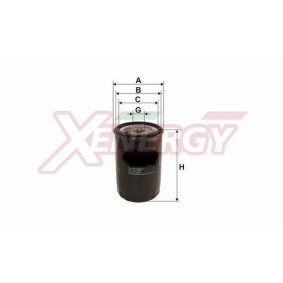 AP XENERGY X156129 Oljefilter KIA Picanto (SA) 1.0 61 hk Bensinmotor