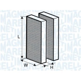 Kjøp Kupefilter av MAGNETI MARELLI 350203061470 til den lave prisen 431,02&nbsp;kr