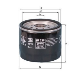 Kjøp Oljefilter av KNECHT OC 239 til den lave prisen 225,11&nbsp;kr