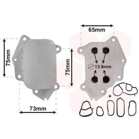 VAN WEZEL 09013700 Oljekjøler FORD