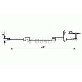 Comprar Cable de freno de mano de BOSCH 1 987 477 847 a bajo precio de 14,00&nbsp;&euro;