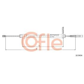 Comprar Cable de freno de mano de COFLE 92.10.9434 a bajo precio de 17,34&nbsp;&euro;