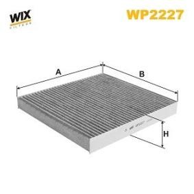 Achetez des Filtre d'habitacle WIX FILTERS WP2227 à prix pour 50,97&nbsp;&euro;